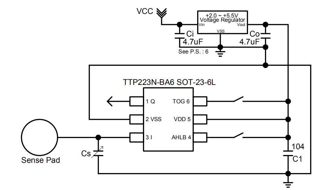 TTP223N-BA6应用电路：.jpg