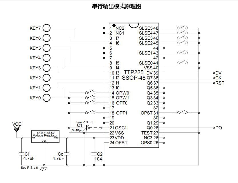 TTP225应用电路串行输出模式.jpg