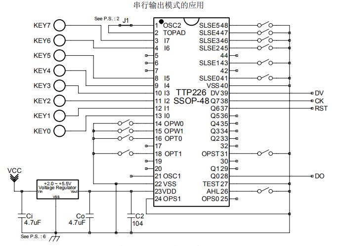 TTP226应用电路 串行输出模式.jpg